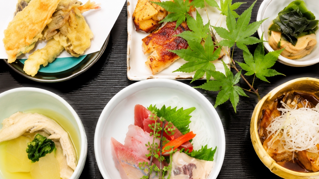 旬の食材を使った食事